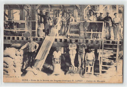 SENS (89) Usine De La Société Des Engrais Chimiques P. Linet - Atelier De Mouture - Ed. P.R.S. - Sens