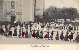 Geispolsheim Procession De La Fête-Dieu 1905 - Alsaciens En Costume - Geispolsheimer Prozession - Autres & Non Classés