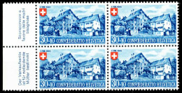 SCHWEIZ PRO PATRIA Nr 463 Postfrisch VIERERBLOCK X4FADD2 - Neufs