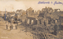 België - MESEN Messines (W. Vl.) De Ruïnes - Eerste Wereldoorlog - FOTOKAART - Mesen