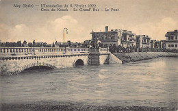 Syrie - ALEP - L'inondation Du 6 Février 1922 - Crue Du Fleuve Kouek - La Grande Rue - Le Pont - Ed. Wattar Frères 248 - Syria