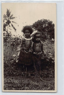 Papua New Guinea - PORT MORESBY - Native Children - REAL PHOTO. - Papoea-Nieuw-Guinea