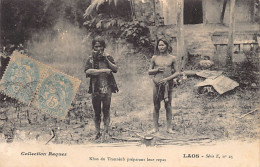 Laos - Khas Du Tran Ninh Préparant Leur Repas - Ed. Collection Raquez Série E - N. 25 - Laos