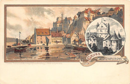 Meersburg (BW) Gruss Aus Meersburg Litho K. MUTTER Verl. J. Velten, Karlsruhe - Meersburg