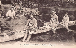 TAHITI - Lavoir Tahitien - Femmes Polynésiennes - Ed. G. Sage 33 - Polynésie Française