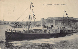 Jersey - ST. HELIER - Steamer Victoria - Publ. Unknown  - St. Helier