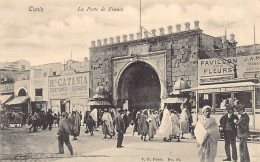 Tunisie - TUNIS - La Porte De France - Magasain Catania - Tramway - Ed. V.P. 24 - Tunisie