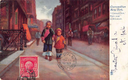 Usa - NEW YORK CITY - Cosmopolitan New York - Chinatown - Out For A Holiday - Publ. Raphael Tuck & Sons Oilette 1068 - Indiens D'Amérique Du Nord