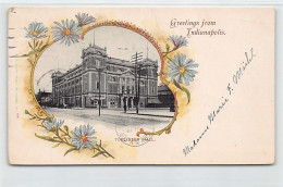 INDIANAPOLIS (IN) Tomlinson Hall - PRIVATE MAILING CARD - Publ. E. C. Kropp 156 - Indianapolis