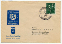 BRD 1955 Nr 217 BRIEF EF X71896A - Storia Postale