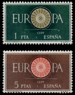 SPANIEN 1960 Nr 1189-1190 Postfrisch X933AF2 - Ungebraucht