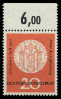 BRD 1957 Nr 255 Postfrisch ORA X6EAF5E - Nuevos