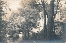 Carte Photo Tour De César Par Aix En Provence (13 Bouche Du Rhône) 1913 "cette Carte Représente Ma Propriété" - Aix En Provence