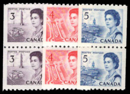 Canada 1967-73 Perf 9& Souvenir Sheet Unmounted Mint.189; Coil Pairs Unmounted Mint. - Ongebruikt