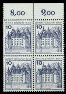 BERLIN DS BURGEN U. SCHLÖSSER Nr 532A Postfrisch VIERER X782ECA - Unused Stamps