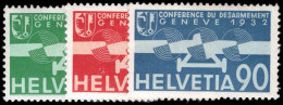 Switzerland 1932 International Disarmament Air Set (minor Faults) Lightly Mounted Mint. - Unused Stamps