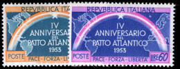 Italy 1953 Fourth Anniversary Of Atlantic Pact Unmounted Mint. - 1946-60: Nuevos