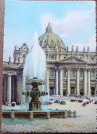 ROME FONTAINE DE LA PLACE SAINT PIERRE AQUARELLE DE G. GROSSI - Paintings