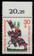 BRD 1970 Nr 614 Postfrisch ORA X7F350E - Unused Stamps