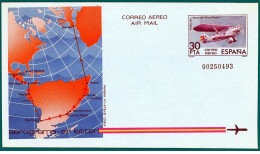 España Spain Espagne 1982 - Sobre Aerograma Edifil 204 Mnh** - 1931-....