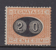 ITALIA - Sassone Tax N.18 - Cat. 2600 Euro SUPER CENTRATO - Firmato DIENA - MH* - Linguellato - Postage Due