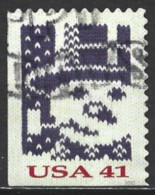 United States 2007. Scott #4217 (U) Knit Snowman - Used Stamps