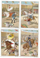 S 295, Liebig 6 Cards, Equitation Au Cirque (ref B5) - Liebig