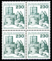 BRD DS BURGEN U. SCHLÖSSER Nr 999 Postfrisch VIERERBLOC S9886DE - Unused Stamps