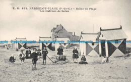 R142628 E. S. 933. Hardelot Plage. P. De C. Scene De Plage. Les Cabines De Bains - Monde