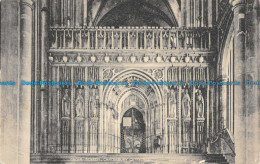 R143329 Choir Screen. Canterbury Cathedral. Valentines. Bromotype Series - Monde