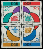 DDR ZUSAMMENDRUCK Nr 901-904VB1 Gestempelt VIERERBLOCK X11B502 - Zusammendrucke