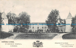 R142635 Chateau Livran. St. Germain DEsteuil. Gironde. Proprietaires. James L. D - Monde