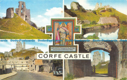 R143338 Corfe Castle. Salmon. Cameracolour. 1983. Multi View - Monde