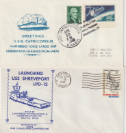 16047    AMPHIBIOUS FORCE - 6 Enveloppes - FORCE AMPHIBIE - 6 Navires, Bateaux - Naval Post