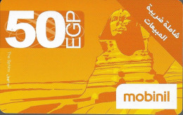 EGYPT - Mobinil - 50EGP - Sphinx - Exp. 20/07/2010 - Used (MO-02-050-01-01) - Aegypten