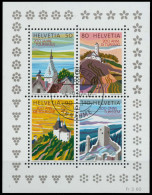 SCHWEIZ BLOCK KLEINBOGEN 1980-1989 Block 25 ZEN X2EA47E - Blocks & Kleinbögen