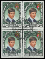 LIECHTENSTEIN 1987 Nr 921 Zentrisch Gestempelt VIERERBLOCK X2EE302 - Usados