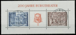 ÖSTERREICH BLOCK KLEINBOGEN Block 3 Gestempelt X2EE41A - Blocks & Sheetlets & Panes