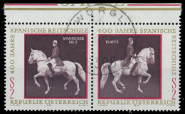 ÖSTERREICH 1972 Block 2 WZd1 Gestempelt WAAGR PAAR X2EE46A - Used Stamps