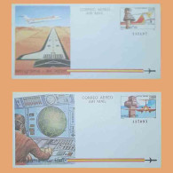 España Spain Espagne 1984 - Sobre Aerograma Edifil 207/08 Mnh** - 1931-....