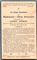 Bidprentje Mater - Bruyneel Madeleine Elisa (1908-1938) - Devotion Images