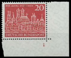 BRD BUND 1958 Nr 289 Postfrisch FORMNUMMER 1 X30224A - Neufs