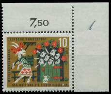 BRD BUND 1963 Nr 408 Postfrisch ECKE-ORE X3022D6 - Unused Stamps