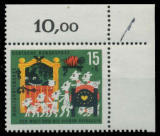 BRD BUND 1963 Nr 409 Postfrisch ECKE-ORE X302302 - Unused Stamps