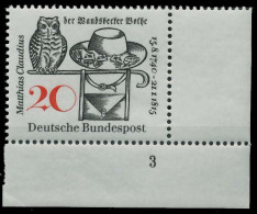 BRD BUND 1965 Nr 462 Postfrisch FORMNUMMER 3 X307F72 - Unused Stamps