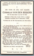 Bidprentje Meer - Van Den Bogerd Cornelis (1912-1946) - Images Religieuses