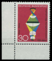 BRD BUND 1968 Nr 548 Postfrisch ECKE-ULI X30FDF6 - Unused Stamps