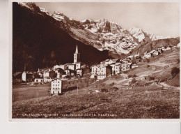 VALTOURNANCHE AOSTA  PANORAMA FOTOGRAFICA NO VG - Aosta