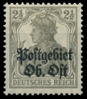 BES. 1WK PG OBER OST Nr 1b Postfrisch Gepr. X43B45E - Besetzungen 1914-18