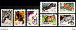 D21161  Wolves - Rodents - URSS Yv 3265 à 71 - No Gum - 1,25 - Other & Unclassified